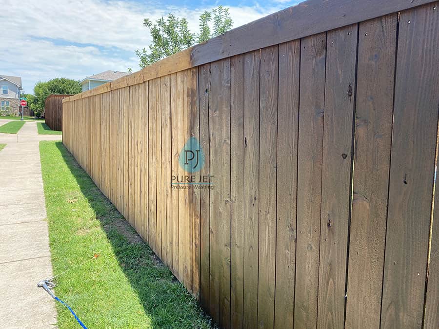 Fence Cleaning and Staining