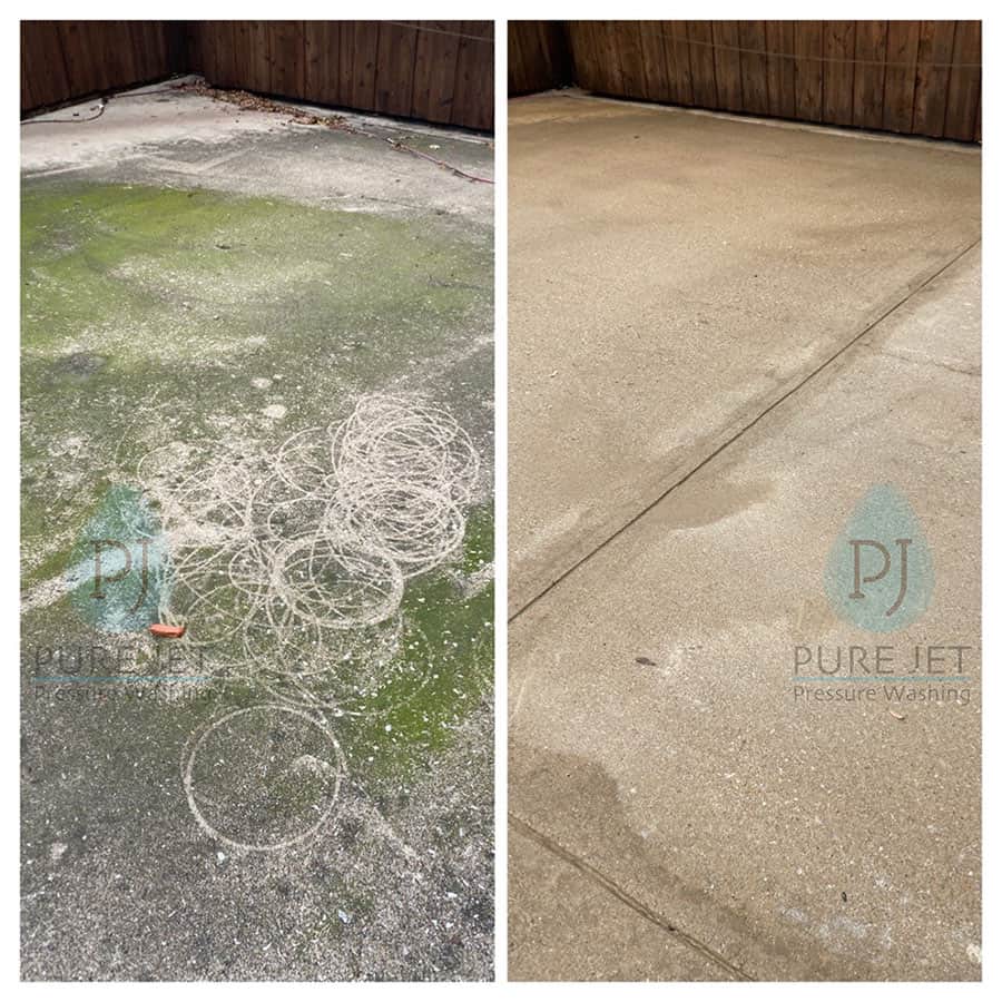 Driveway cleaning